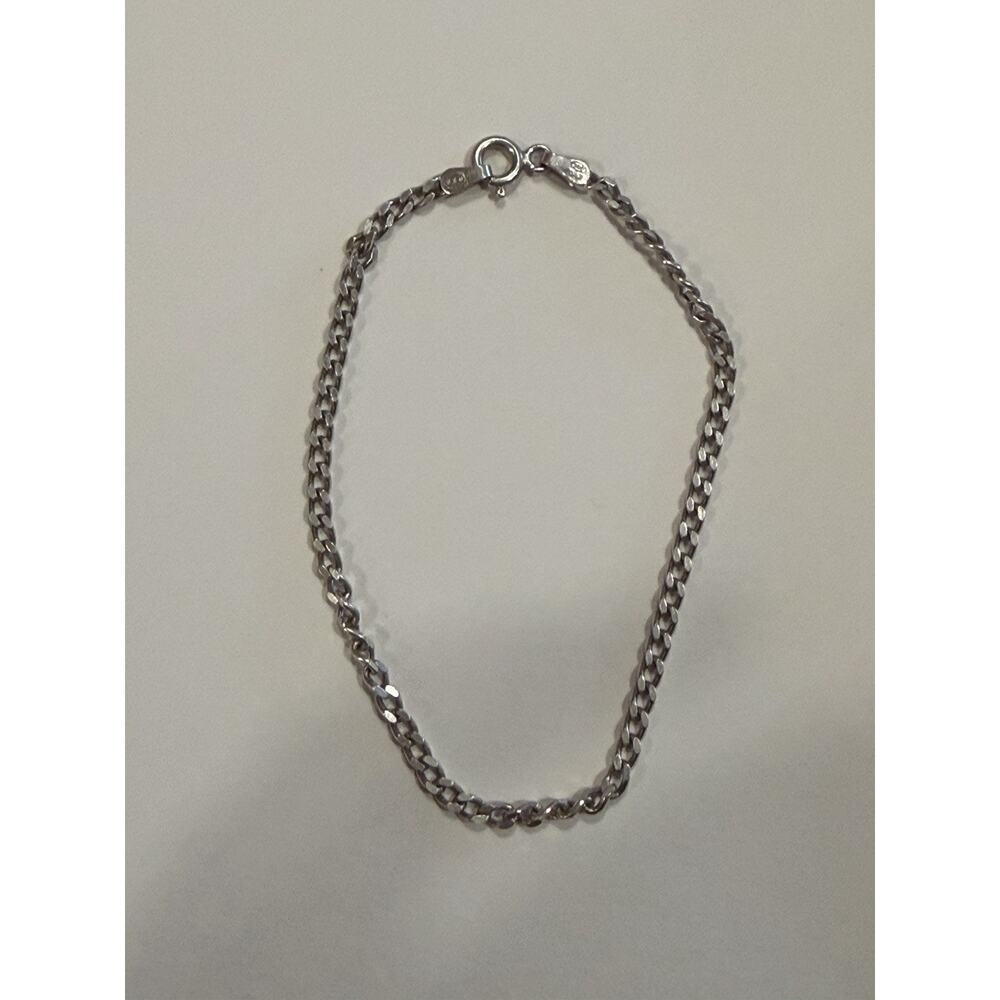Sterling Silver 925 Milor Italy Bracelet Delicate Chain